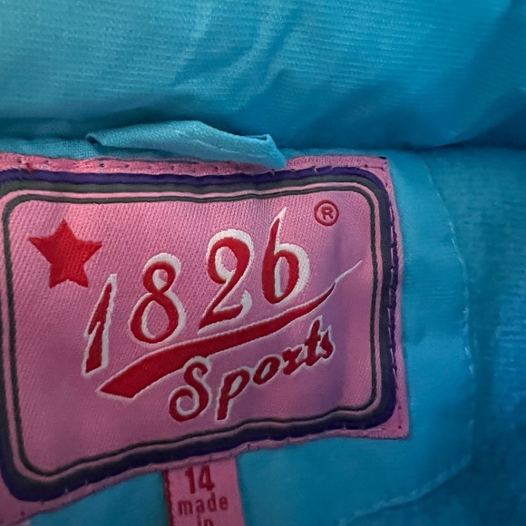 - 🔥NWOT 1826 kids light blue with white jacket size 14. - Picture 13 of 13